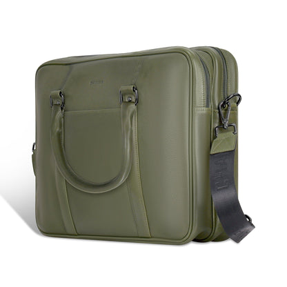 Onyx / Leather Briefcase