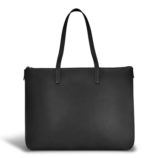 Onyx Leather Business Tote