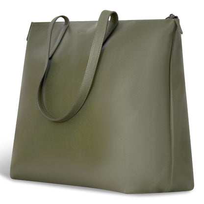 Onyx / Leather Business Tote