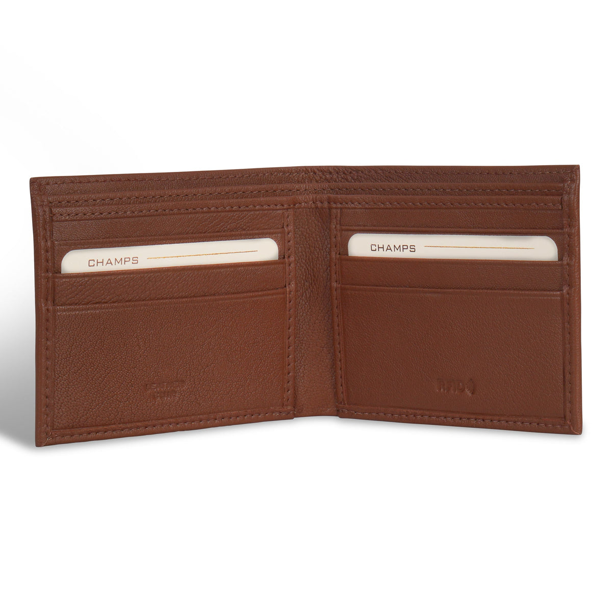 Onyx / Leather Bi-Fold Wallet
