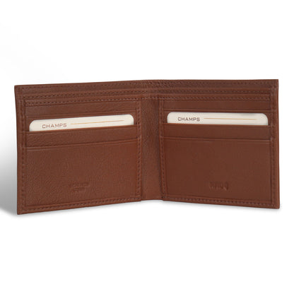 Onyx / Leather Bi-Fold Wallet