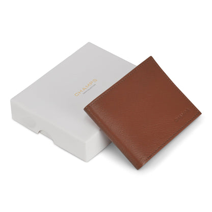 Onyx / Leather Bi-Fold Wallet