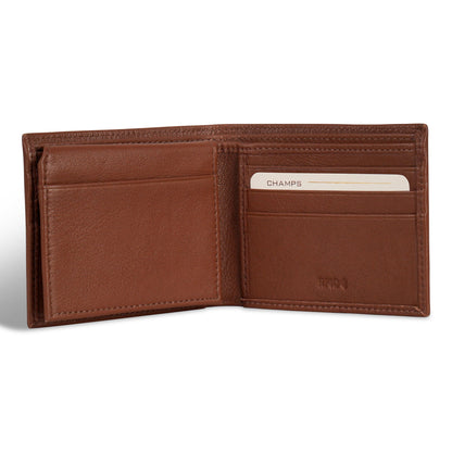 Onyx / Leather Top Wing Wallet