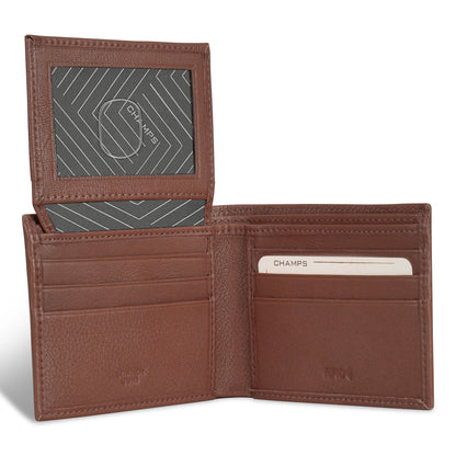 Onyx / Leather Top Wing Wallet
