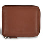 Onyx / Leather Zip Around Wallet