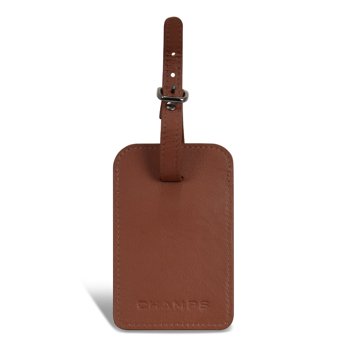 Onyx / Leather Luggage Tags