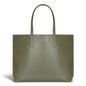 Onyx / Leather Open Tote