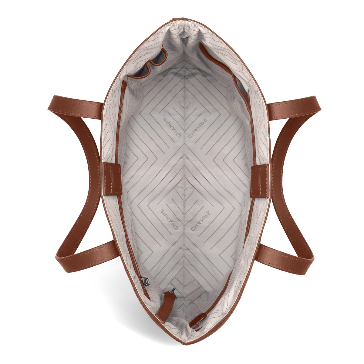 Onyx / Leather Vertical Tote