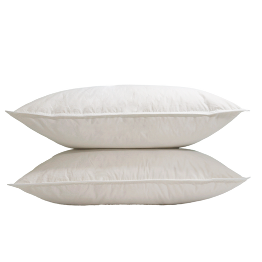 Twin Ducks Marsala Canadian Origin White Down 2xQueen Pillows