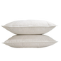 Twin Ducks Marsala Canadian Origin White Down 2xQueen Pillows