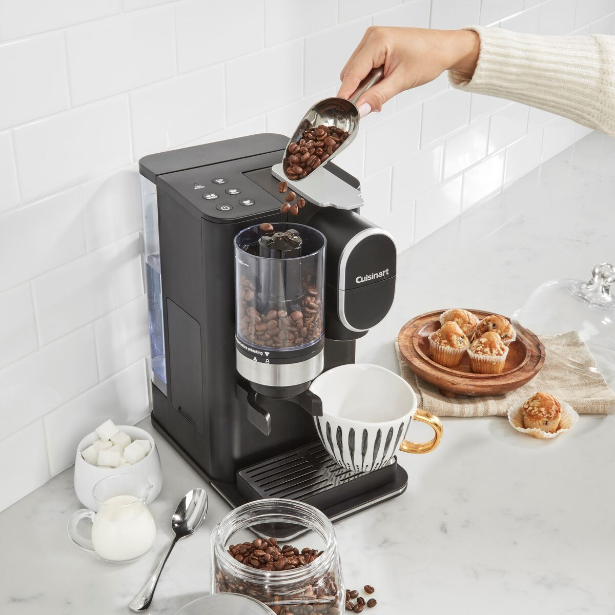 Cuisinart Grind & Brew Single-Serve 
Coffeemaker