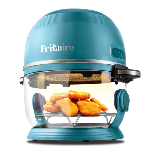 Fritaire Self-Cleaning Glass Bowl Air Fryer - Green