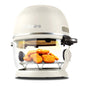 Fritaire Self-Cleaning Glass Bowl Air Fryer - White