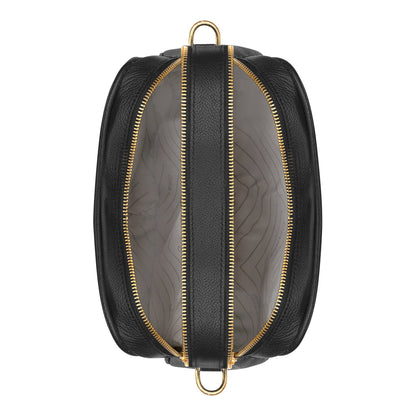 Gala / Leather Double-Zip Shoulder Bag