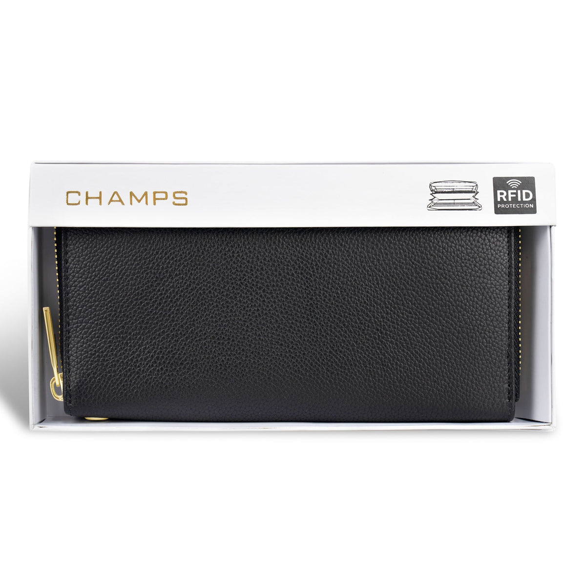 Gala / Leather Zip-Clutch Wallet