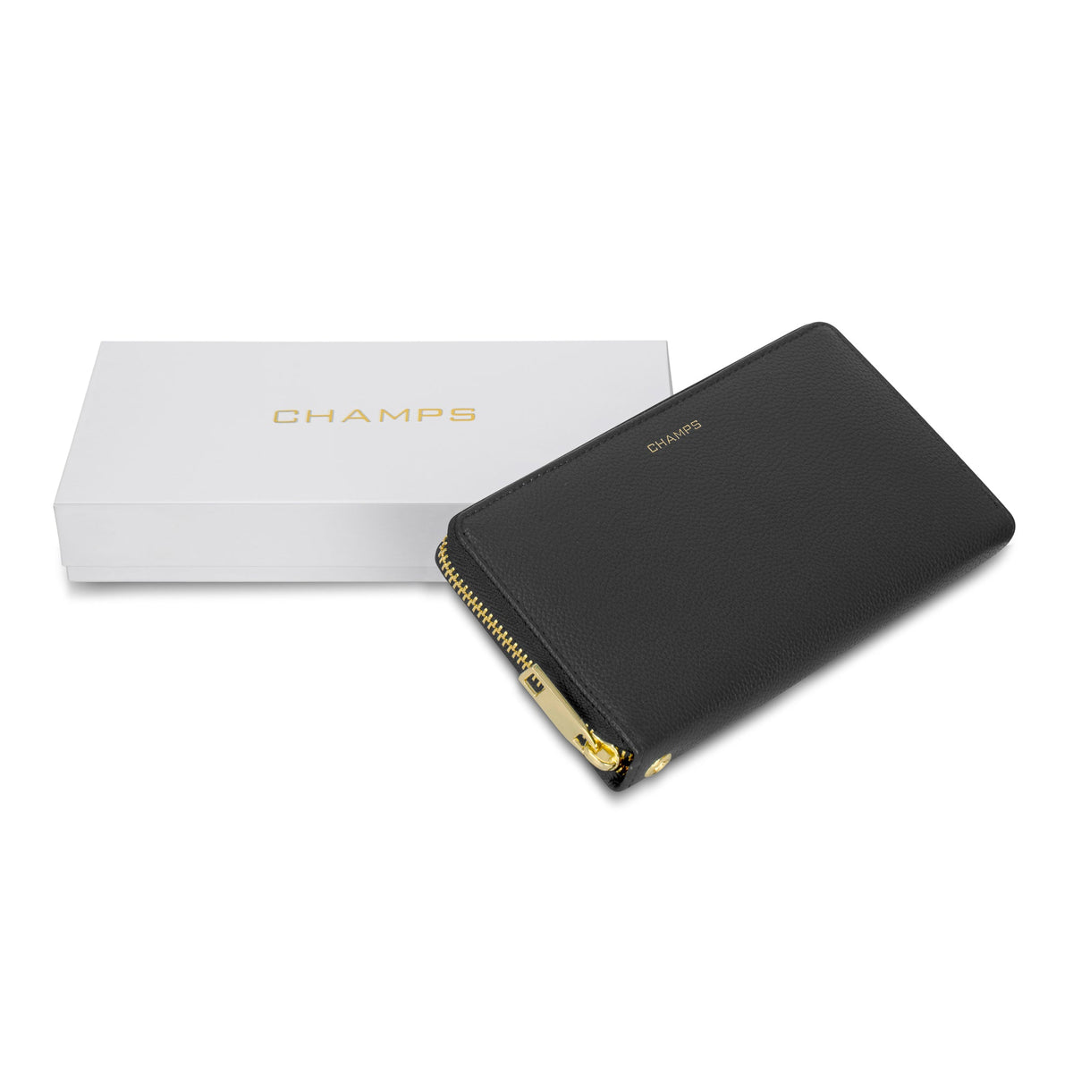 Gala / Leather Zip-Clutch Wallet