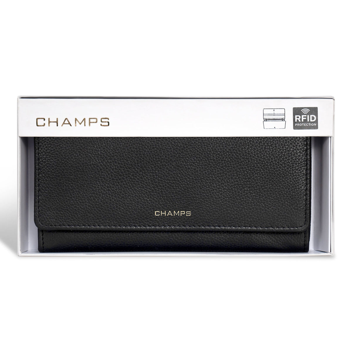 Gala / Leather Flap-Clutch Wallet
