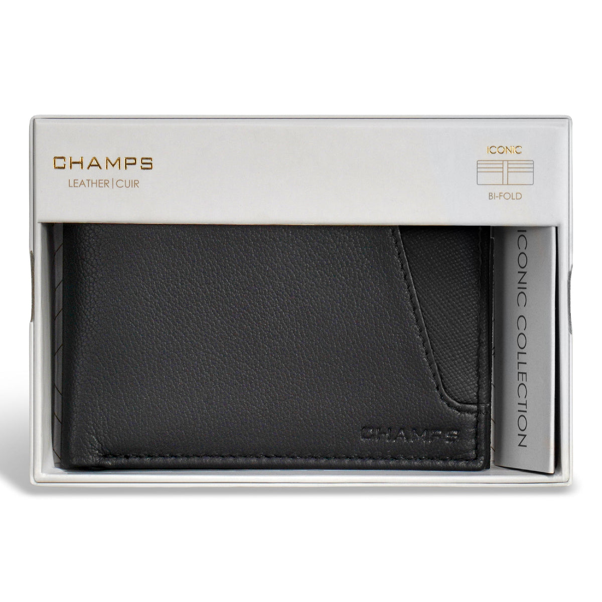 Iconic / Leather Bi-Fold Wallet