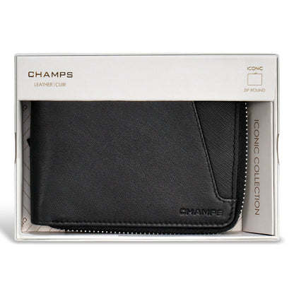 Iconic / Leather Zip Around Wallet