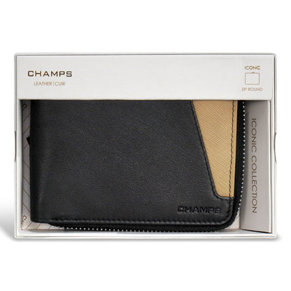 Iconic / Leather Zip Around Wallet