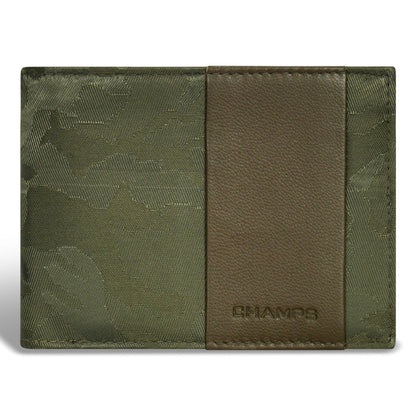 Camo / Leather Bi-Fold Wallet