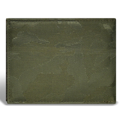 Camo / Leather Bi-Fold Wallet
