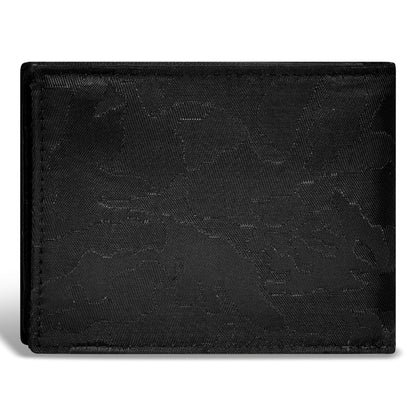 Camo / Leather Top Wing Wallet