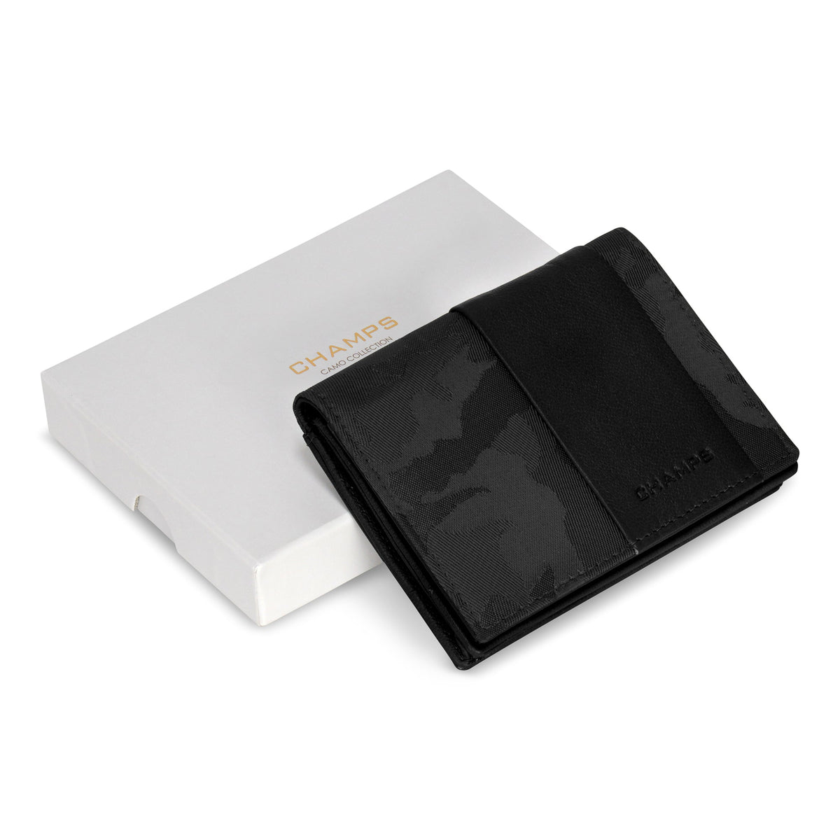 Camo / Leather Cardholder