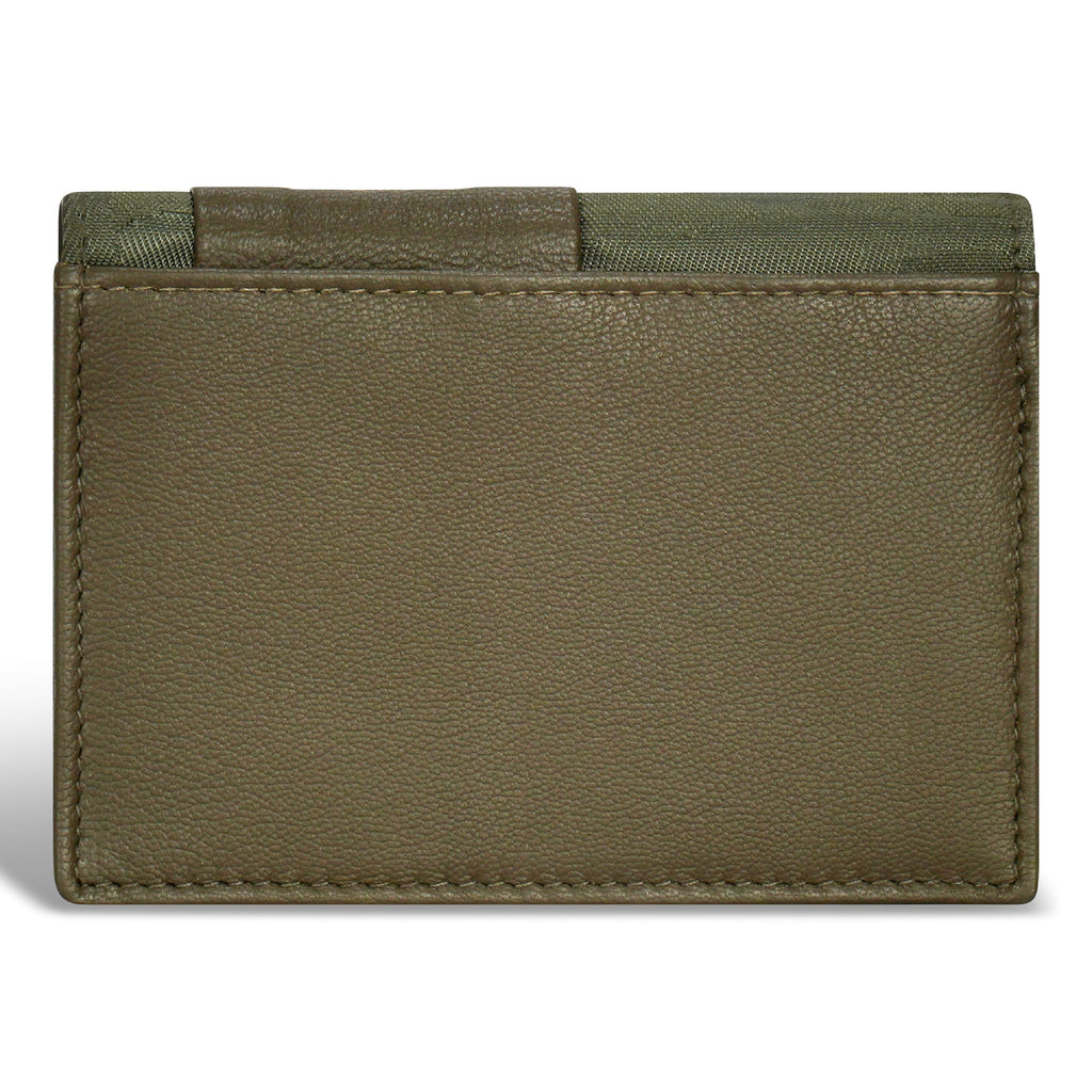 Camo / Leather Cardholder