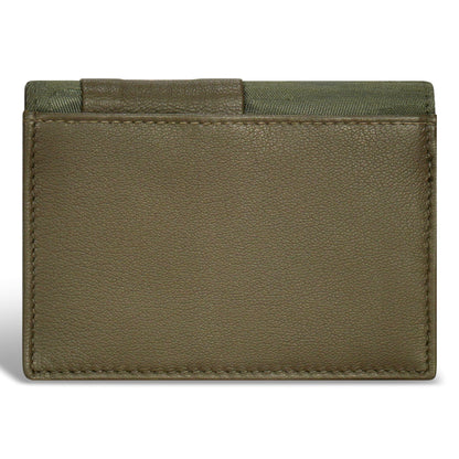 Camo / Leather Cardholder