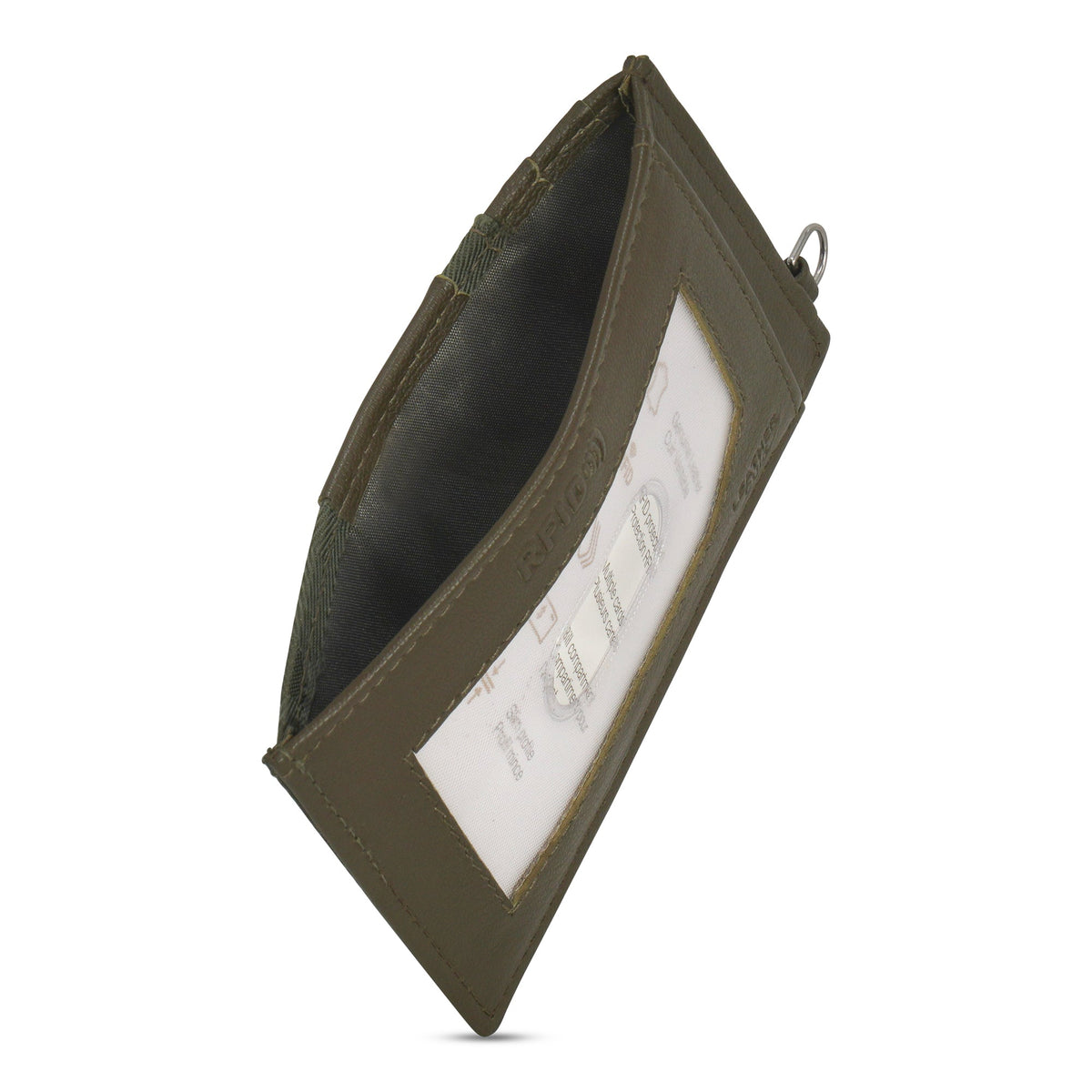 Camo / Leather Slim Cardholder