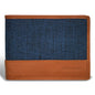 Denim / Leather Top Wing Wallet