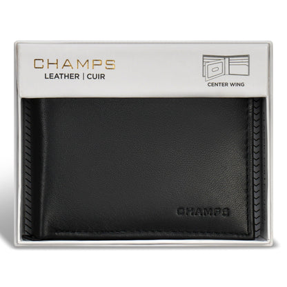 Classic / Leather Center-Wing Wallet