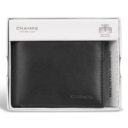 Classic / Leather Multi-Wing Card Wallet