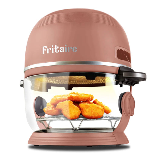 Fritaire Self-Cleaning Glass Bowl Air Fryer - Mauve