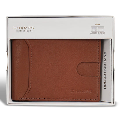 Onyx / Leather Access Bi-Fold Wallet