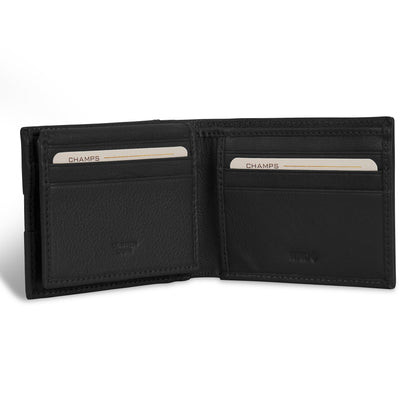 Onyx / Leather Access Top Wing Wallet