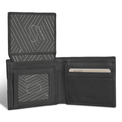 Onyx / Leather Access Top Wing Wallet