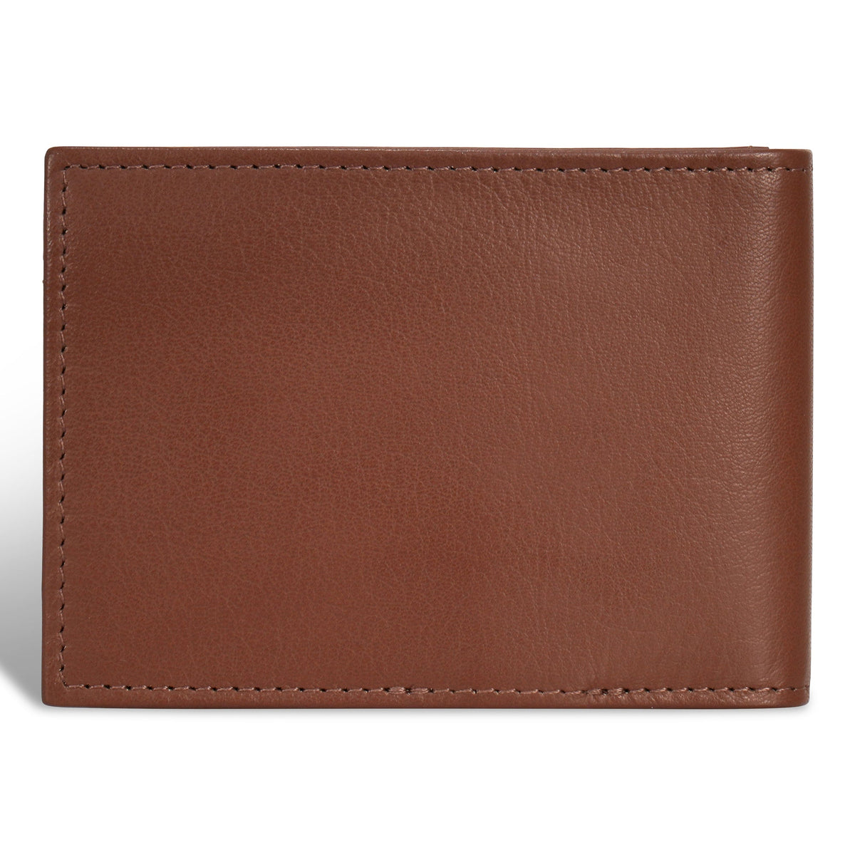 Onyx / Leather Bi-Fold Clip Wallet