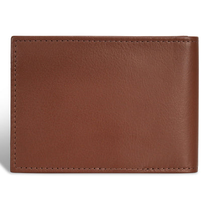 Onyx / Leather Bi-Fold Clip Wallet