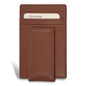 Onyx / Leather Mag Card Case