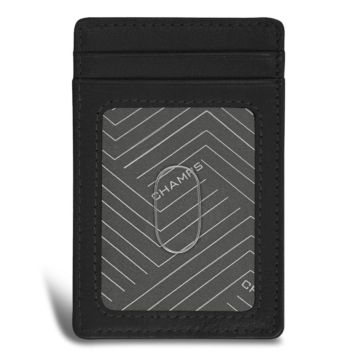 Onyx / Leather Access Card Case