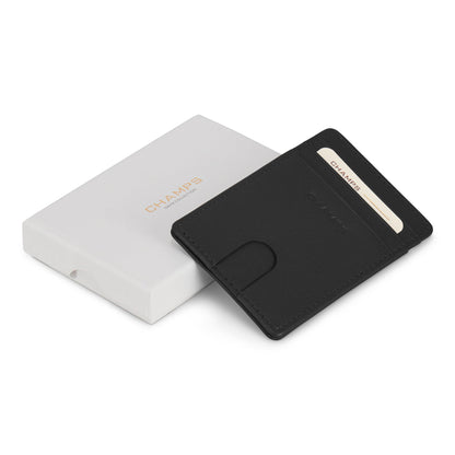 Onyx / Leather Access Card Case