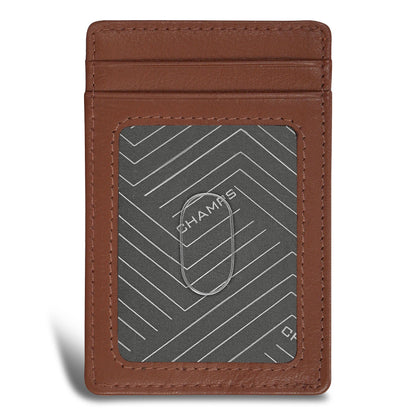 Onyx / Leather Access Card Case