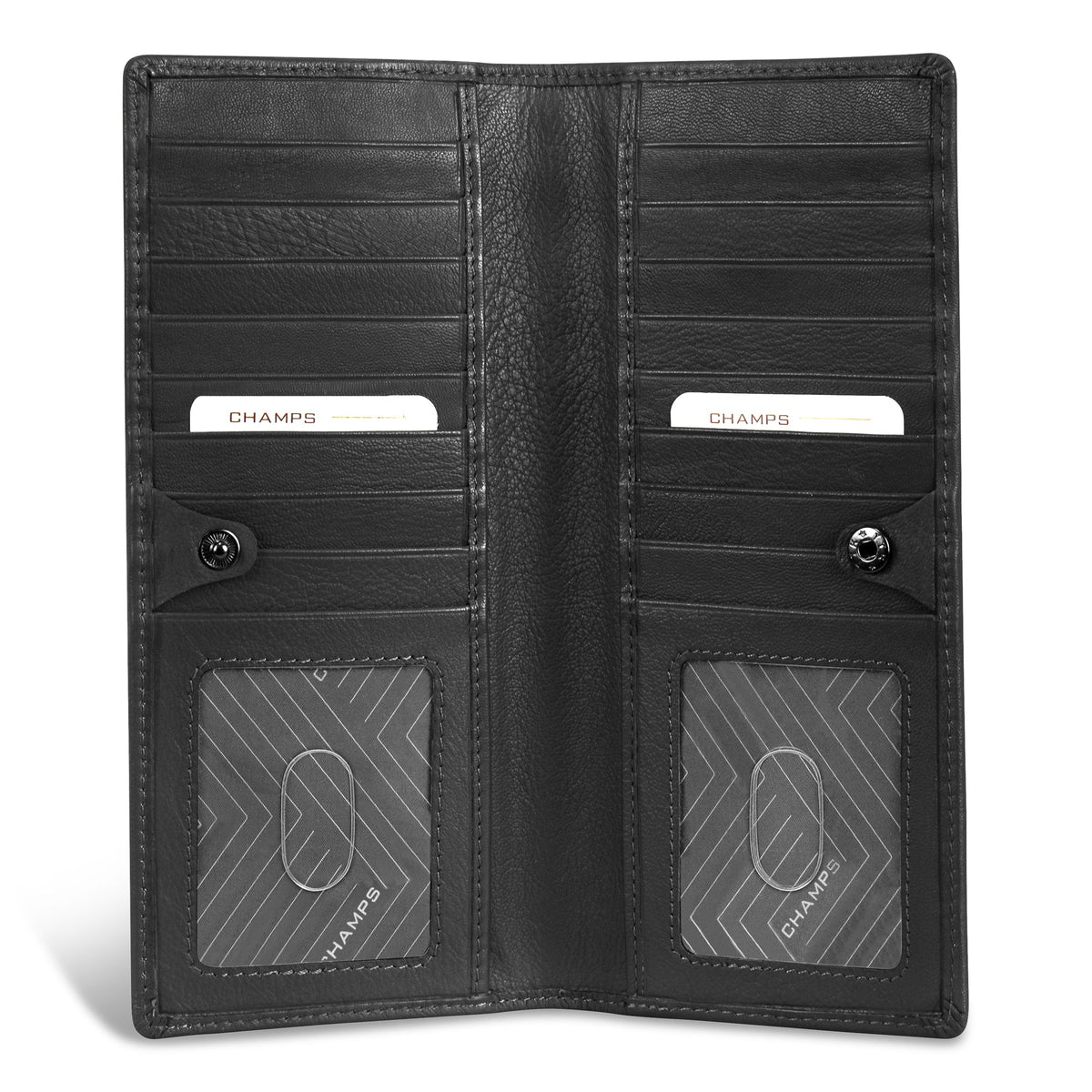 Onyx / Leather Breast Wallet