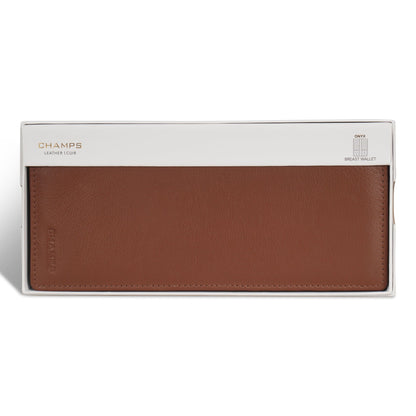 Onyx / Leather Breast Wallet