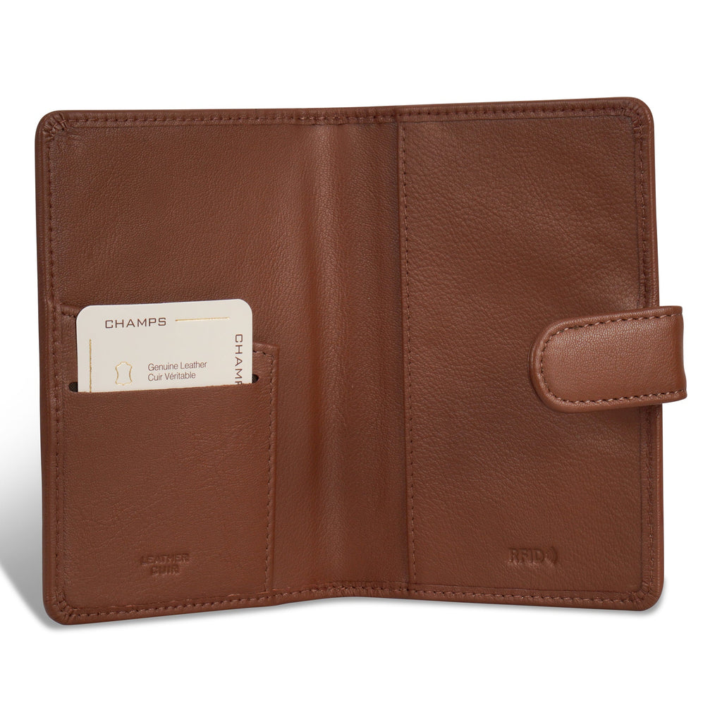 Onyx / Leather Passport Case