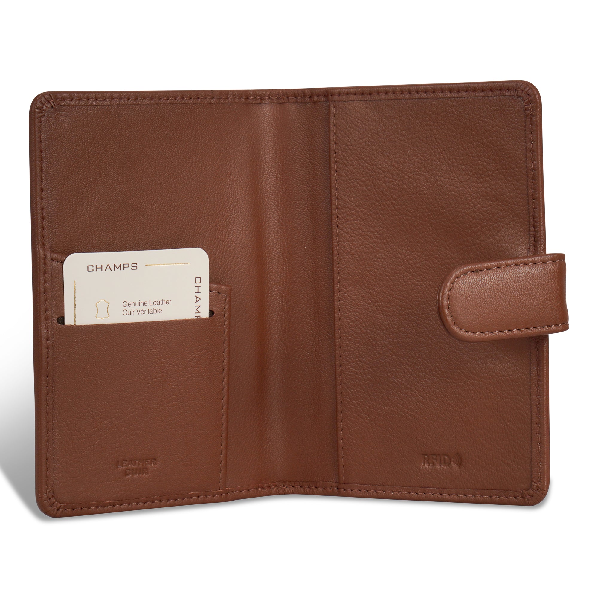 Onyx / Leather Passport Case