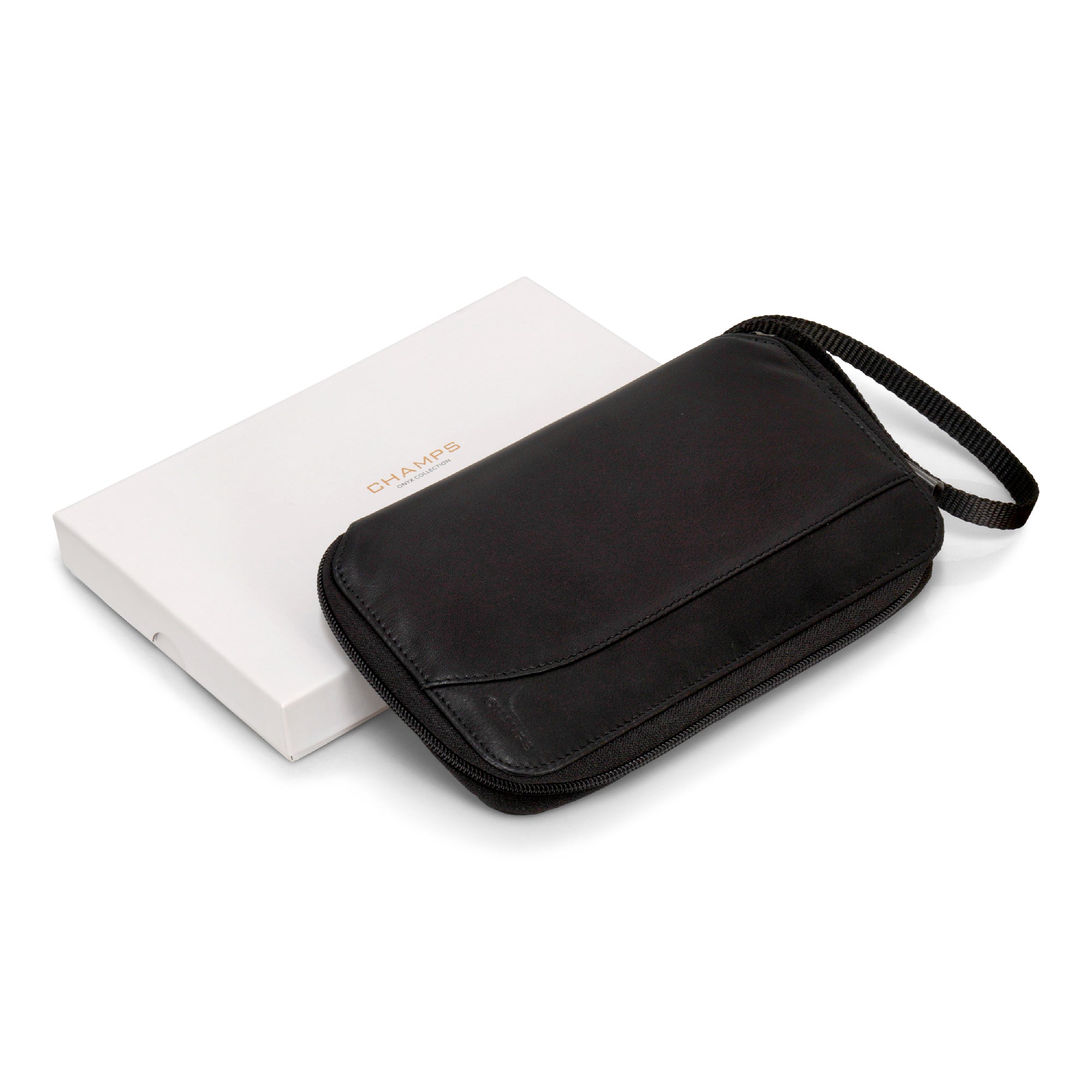 Onyx / Leather Multi Passport Case