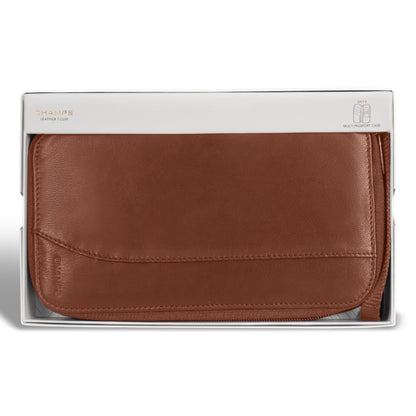 Onyx / Leather Multi Passport Case